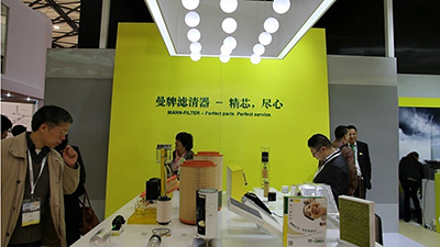 2014法蘭克福上海汽配展：曼牌濾清器展臺