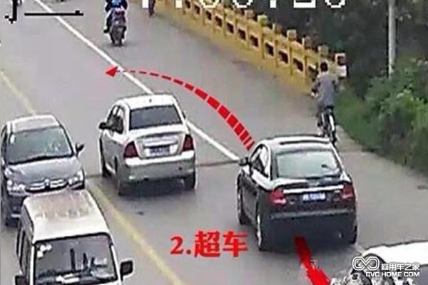碰瓷新招，行車謹慎路人