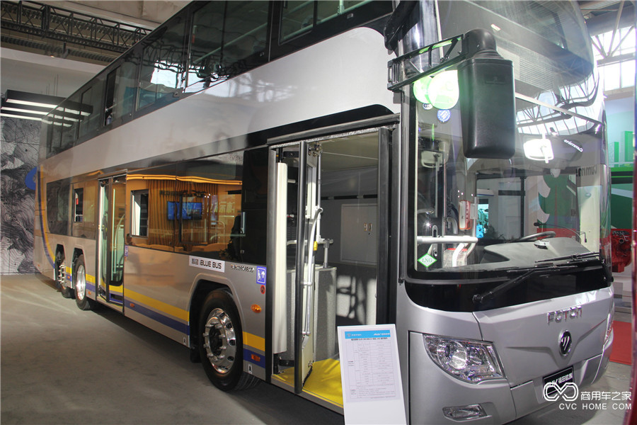 2016北京道路運輸展 福田歐輝BJ6128雙層LNG城市客車